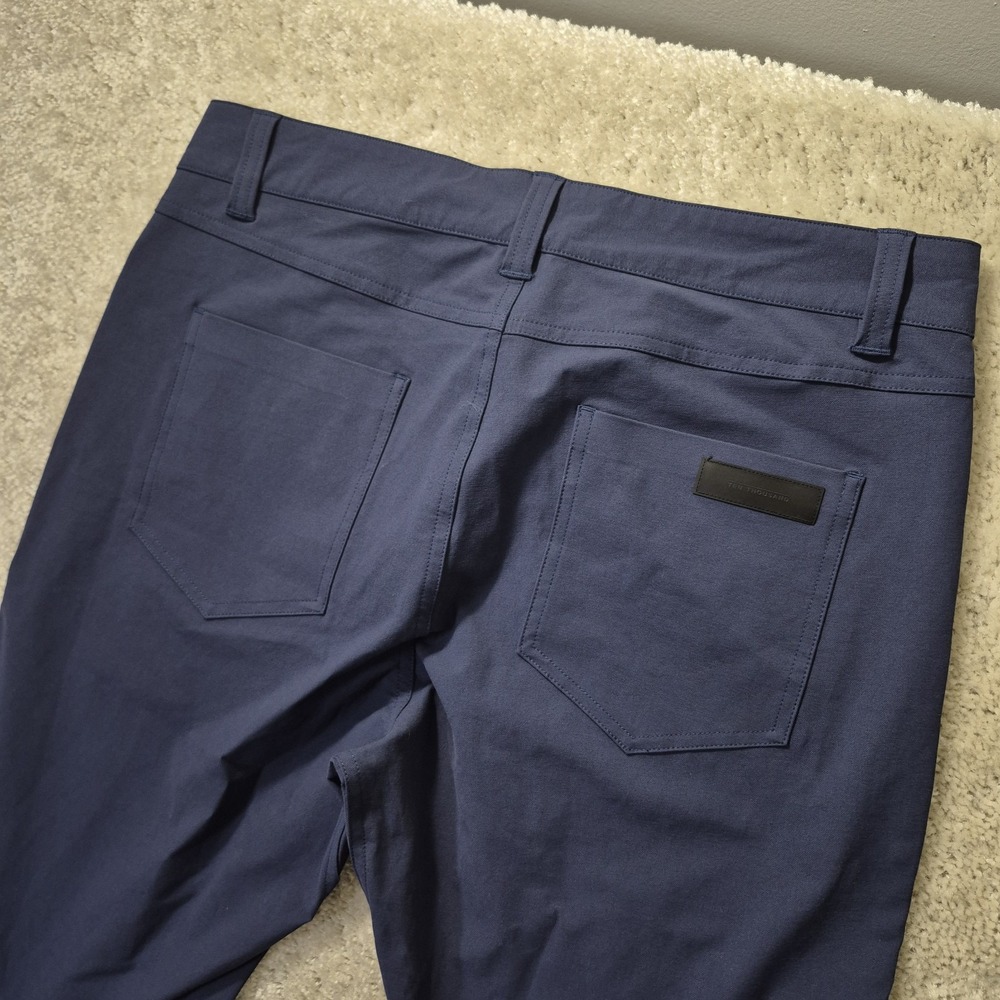 Ten Thousand The Tactical Pant Mens 33/31 Blue Cotton Active Chino Workwear New - Picture 14 of 14